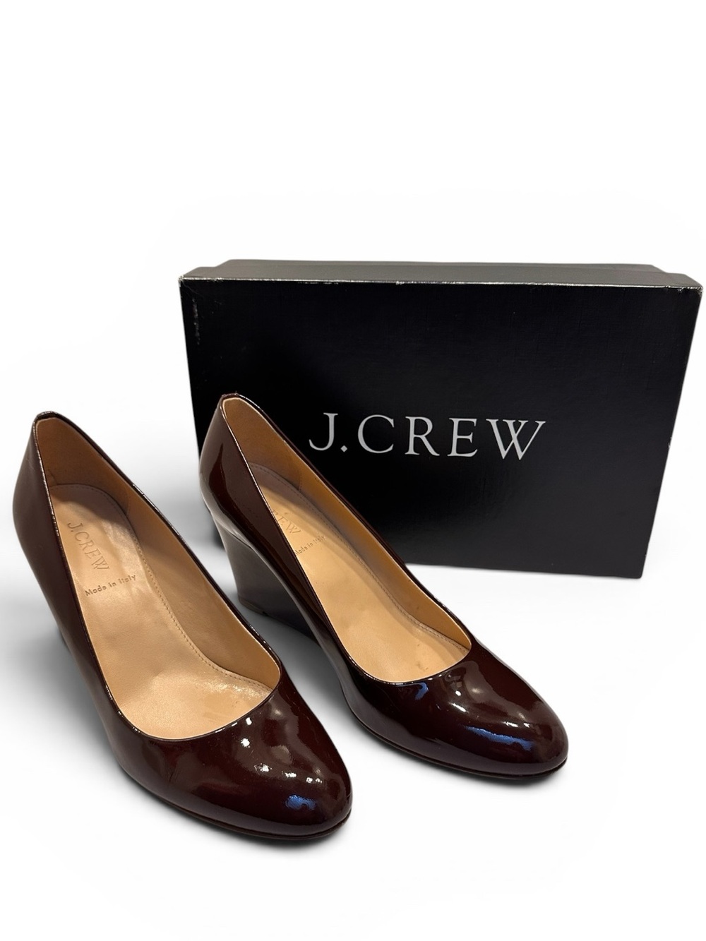 J. Crew Martina Patent Wedges